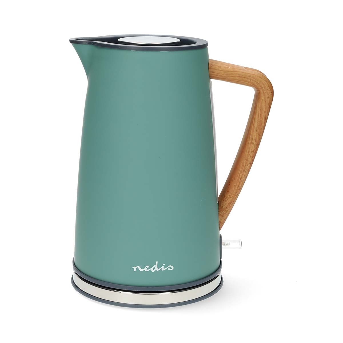Nedis Waterkoker - 1.7L - Groen - 2200W - RVS - Draadloos