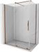 Mexen Velar cabine de douche coulissante 130 x 70 cm, transparent, or rose gold