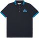 Lonsdale Poloshirt Byermoor 117882 Heren Korte Mouw Katoen Gestreept Regular Fit Dark Navy/Blue 3XL