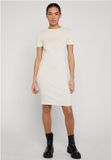 Urban Classics Basic Slim Fit TShirt Dress Korte jurk Creme 5XL