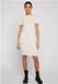 Urban Classics Basic Slim Fit TShirt Dress Korte jurk Creme 5XL