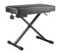 Hercules Stands KB200B Keyboardbank, zwart, geel