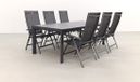Hartman Salvatore/Baltimor 220 cm. verstelbare tuinset - 7-delig