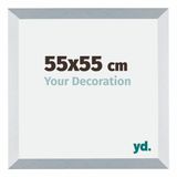 yd. Cadre photo 55x55 cm - MDF - Aluminium brossé - Mura