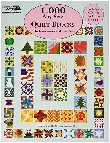 Leisure Arts 1000 elke grootte quilt blokken boek