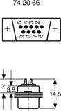 Conrad D-sub male connector 180 ° Aantal polen: 50 Soldeerkelk 1 stuk(s)