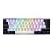 Sharkoon SGK50 S4 Gaming Clavier RF Sans fil + USB QWERTY Portugais Blanc