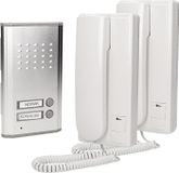 Orno OR-DOM-RL-903 Intercomkit voor 2 gezinnen - Inbouw - Ring Doorbell - wit