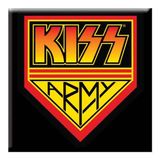 Rock Off Kiss - Army - Koelkast magneet - 7.5 x 7.5 cm