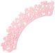 Ibili 736000 taartpunt van papier, waterdicht, roze, 10 stuks