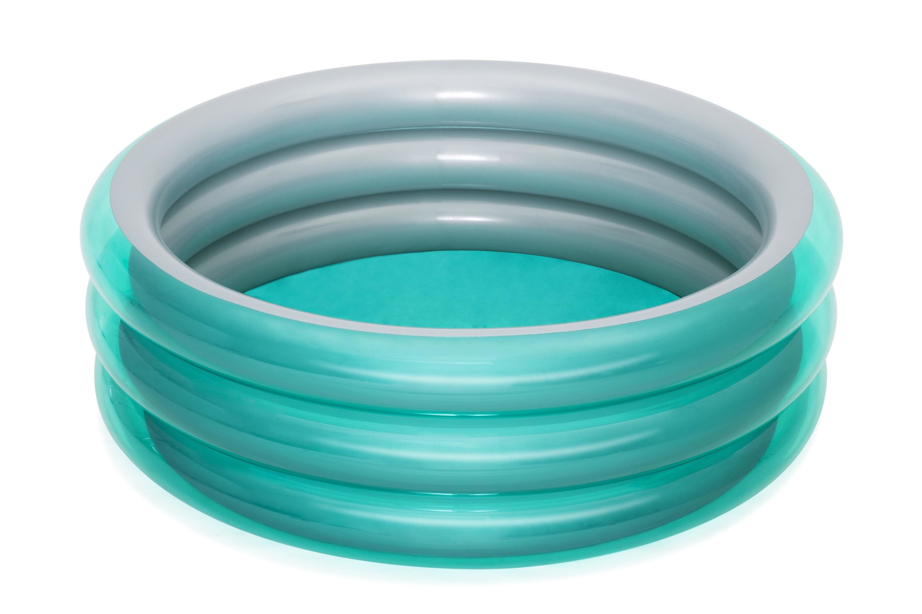 Bestway Kinderbad Rond - 170cm - Blauw, Zilver, Transparant
