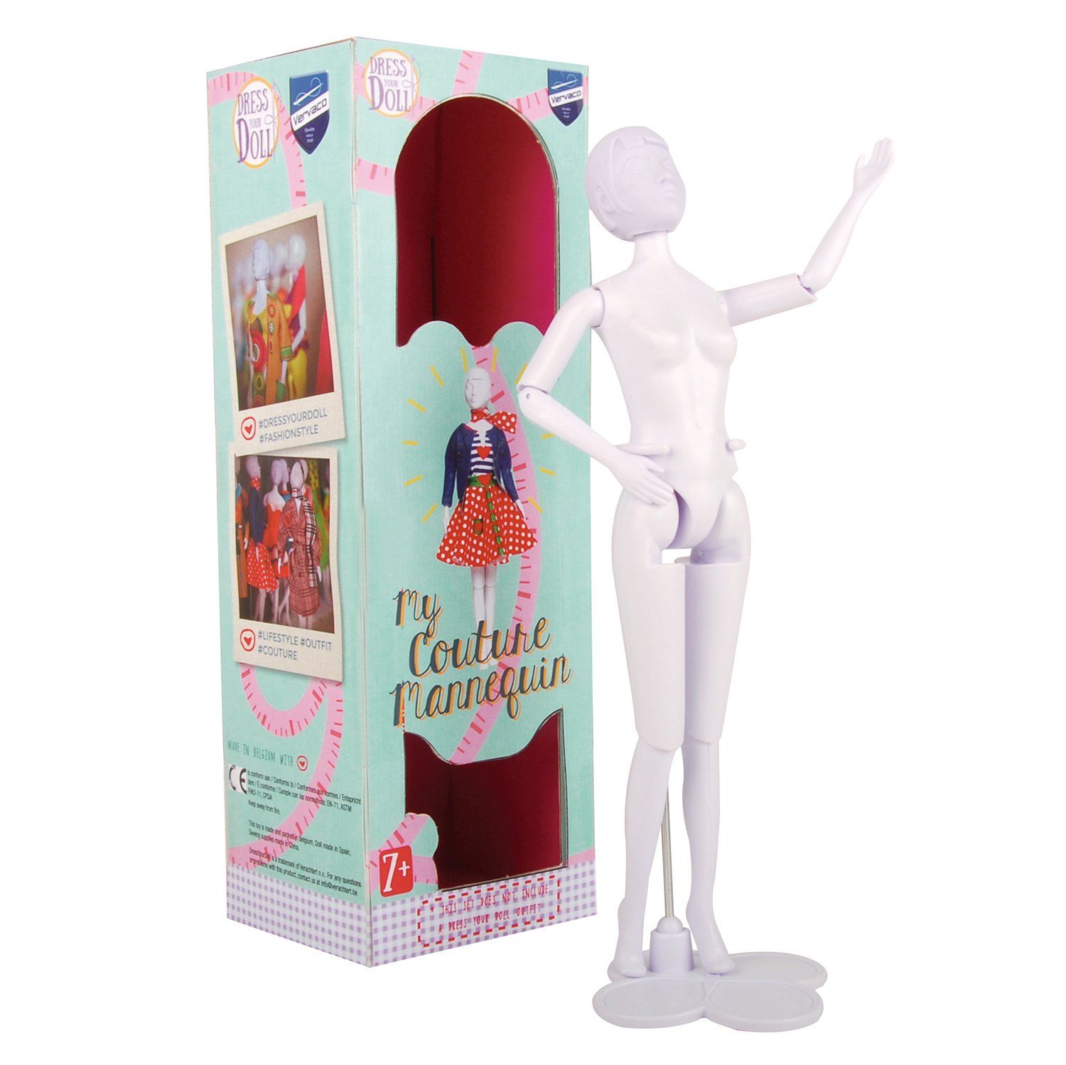 DressYourDoll My Mannequin Doll - PN-0166447 - Wit