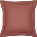 Merkloos Kussensloop vandaag essentieel - 63 x 63+5 cm - 100% Una katoen - Terracotta