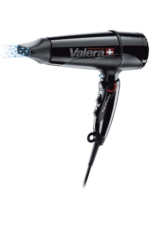Valera SL 5400T Haardroger - 2000W - Zwart - Ionisch - Opvouwbaar