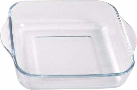 Cosy & Trendy 500 Degrees Ovenschaal - Vierkant - 22 cm - 1.8L - Transparant