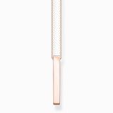 Thomas Sabo KE1907-415-40-L45v Halsketting Dames 925er Zilver roségoud verguld