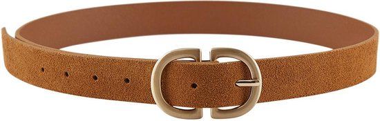 Pieces Pcjuva Suede Jeans Belt Noos - Cognac - 85 cm - Women