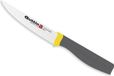 Quttin Colours Yellow keukenmes 11 cm zwart/geel
