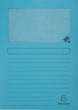 Exacompta FOREVER Pak van 25 venstermappen 120g/m2 - 22x31cm voor A4 - Lichtblauw - 50252E
