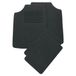 Petex 10170202 Autotapijt Universal Ripps maat 3, 4-delig, grafiet