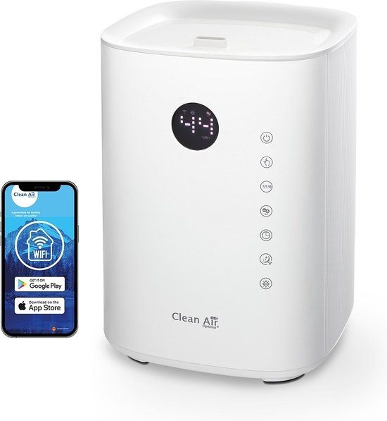 Clean Air Optima CLEANAIR Luchtbevochtiger met ionisator CA-604W Geschikt voor ruimtes tot: 55m² / 140m²