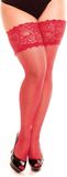 Glamory hold up kousen comfort 20 maat 4XL (60/62) rood