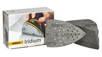 Mirka Iridium Schuurdriehoek Premium Schuurpapier 100x152x152mm 36-gaats Klittenband Korrel 40, 50 stuks