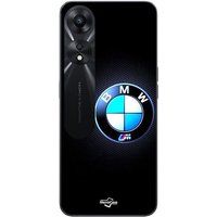 Maniacase Etui Oppo A78 5G Bmw Logo M lichtgevend carbon