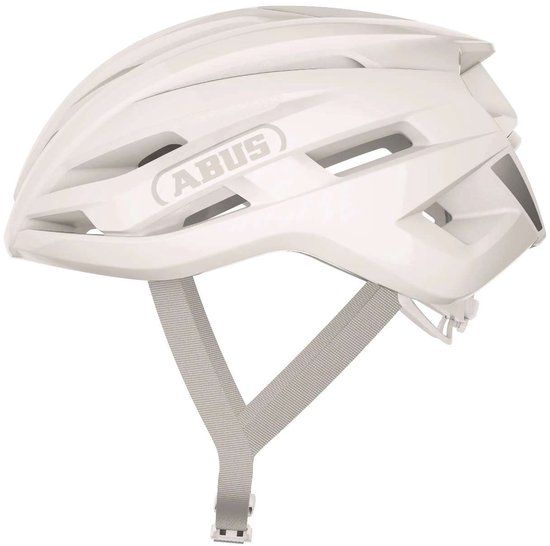 Abus Stormchaser Ace Racefiets Helm - Pure White - S (51-55cm)