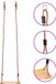 vidaXL Plankschommel 200 cm massief grenenhout