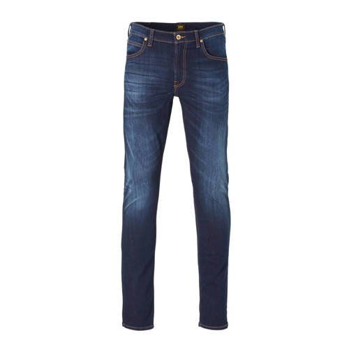 Lee Luke Tapered Fit Jeans - Blauw - Heren - Maat: 5400516868869