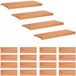 vidaXL Marchepieds 20 pcs 70 x 30 x 2 cm Laqué Hêtre massif