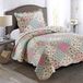 Bol Couvre-lit - Quilt - Spring Floral Patchwork - 160x220 - 1-persoons - Roze