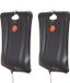 Bestway Edco Eindhoven Bv Set van 2x stuks mobiele kampeer / camping solar douches 20 liter - Buitendouche van pvc - Reisdouche op zonne-energie