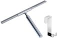 Gedy Thor 2-delige set: 1 douchewisser, 1 chromen haak