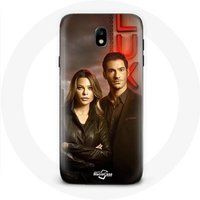 Maniacase Hoesje voor Samsung Galaxy J7 2017 Lucifer Morningstar Series seizoen 3