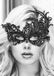Ouch! Lace Eye-Mask - Royal