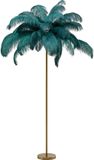 Kare Design Vloerlamp veren 165cm groen
