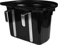 Horka Paardenvoederbak 12 Liter Zwart Kunststof 39 X 25 X 25 Cm