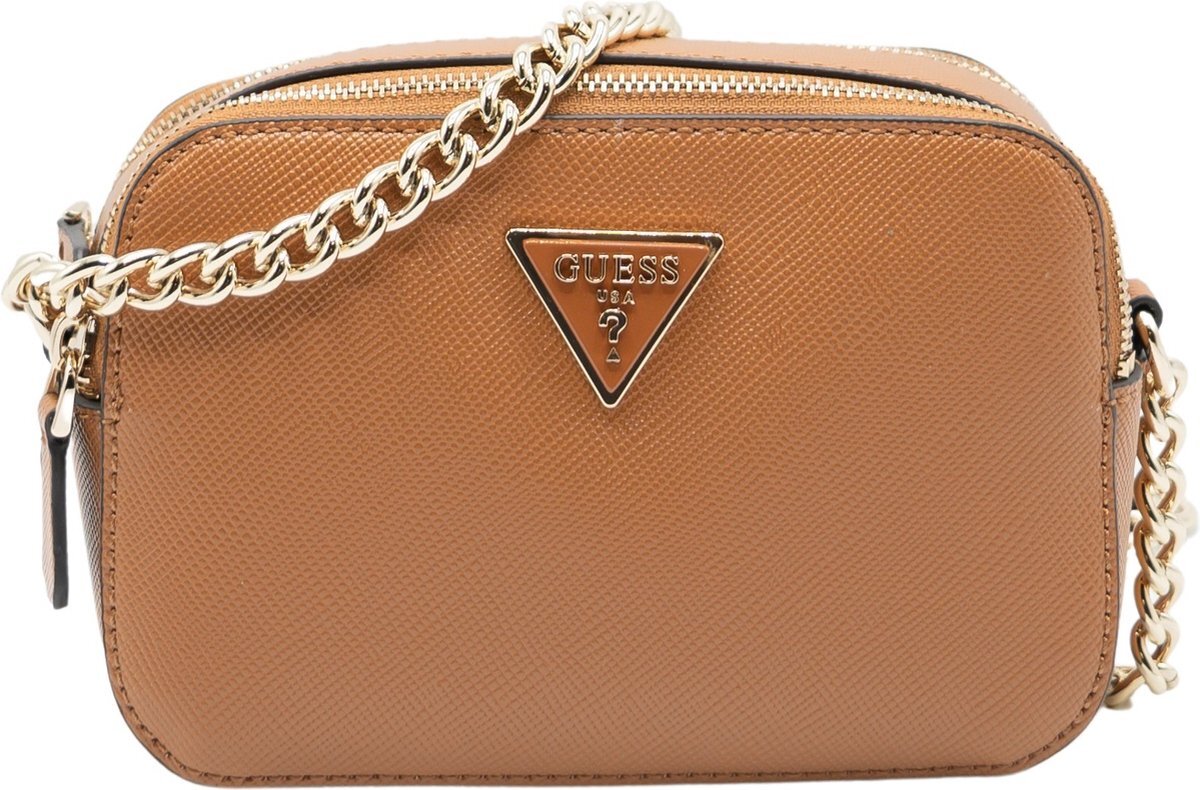 Guess Noelle Camera Crossbody Damestas - Cognac