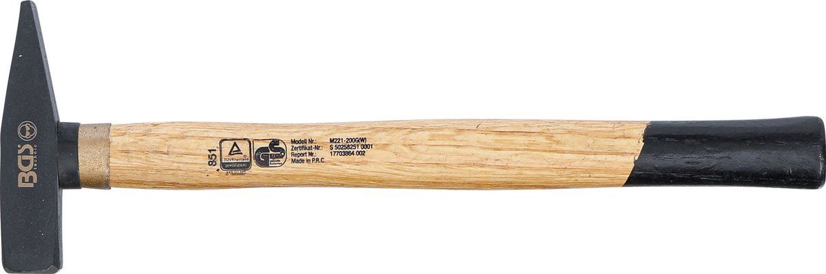 Bgs Bankhamer met houten steel 200 gram