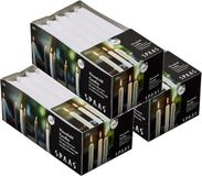 Spaas Bougies d'intérieur - 60 pièces - Blanc - 18 cm - 6 heures de combustion