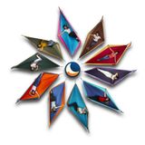 Ticket To The Moon King Size Hangmat Blauw, Turkoois