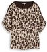 Tom Tailor - T-shirt met luipaardprint - Maat XL - brown beige leo print