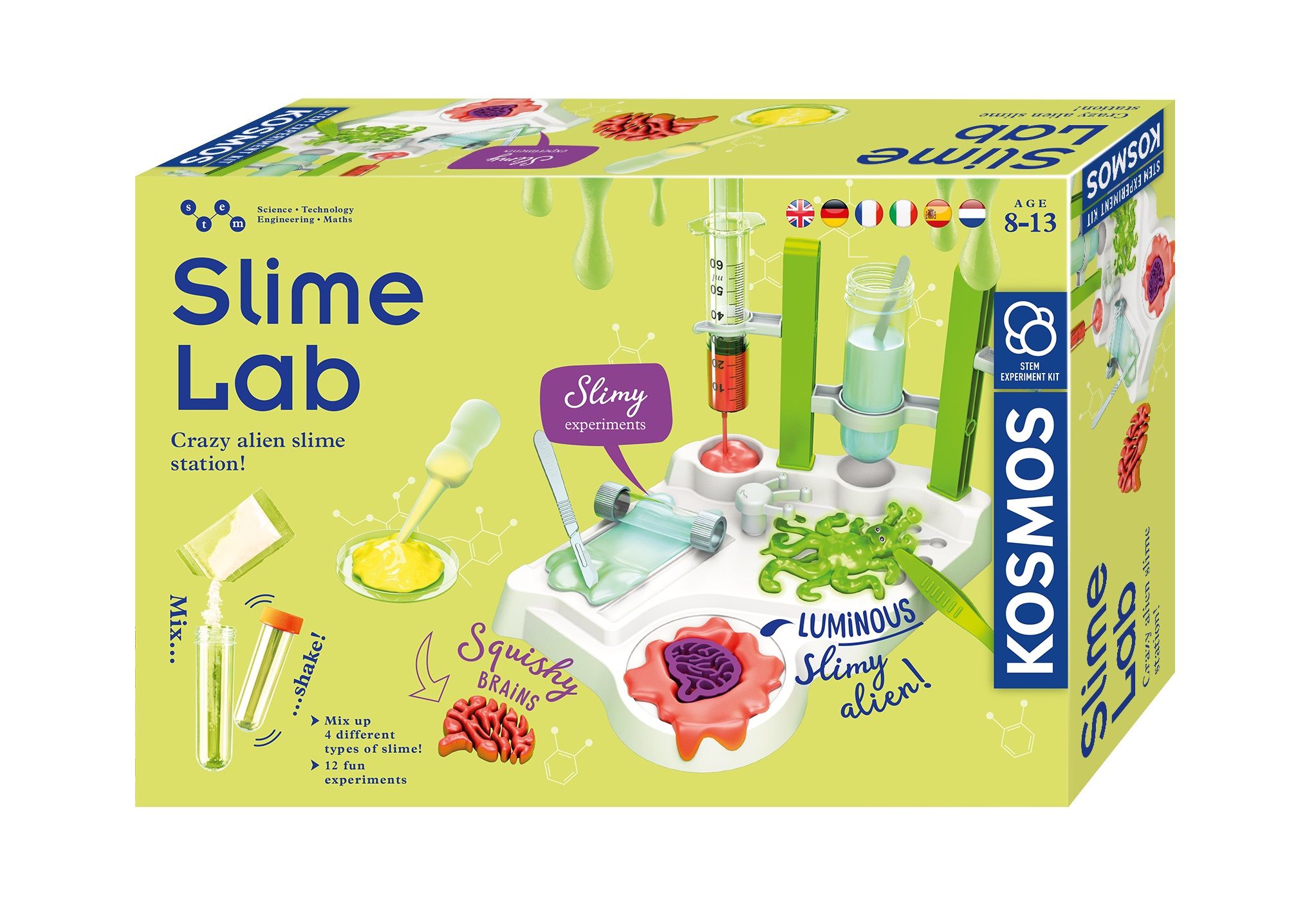 Kosmos Slime Lab - Experimenteer Set - 8+ Years - Multicolor