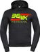 Berik International hoodie, zwart/neon, maat M