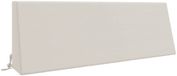 vidaXL Coussin de dossier SOEST 100% Polyester Blanc 120 x 20 x 40 cm