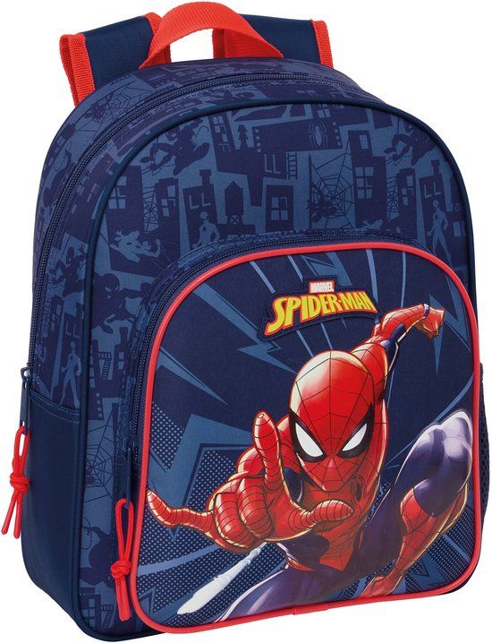 Spider-Man Peuterrugzak - Blauw - Polyester - 33 x 27 x 10 cm