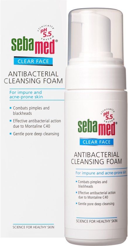 Sebamed Clear Face Antibacterial Cleansing Foam - 150 ml