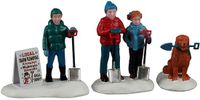 Lemax - Neighborhood Snow Shovelers - Set van 3